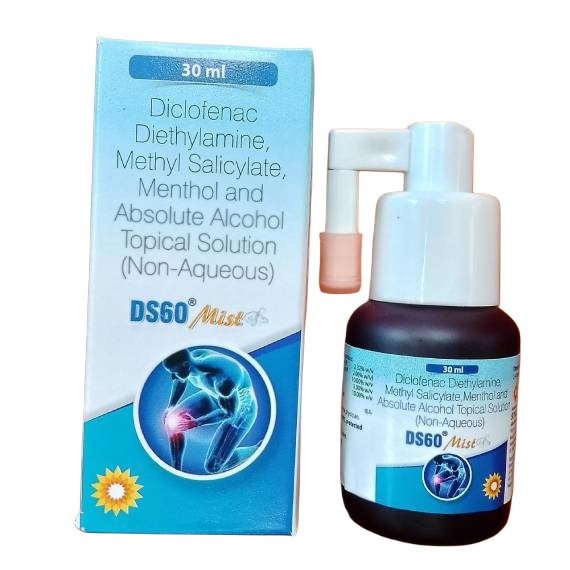 Diclofenac Diethylamine Methyl Salicylate Menthol Topical Solution Spray